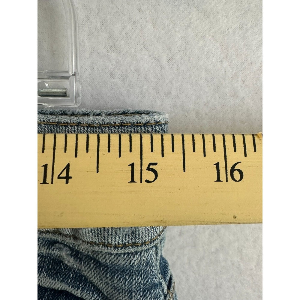 Guess Jeans Blue Red Tag Stretch Straight Leg Womens Size 27 MW2607 - Picture 3 of 9